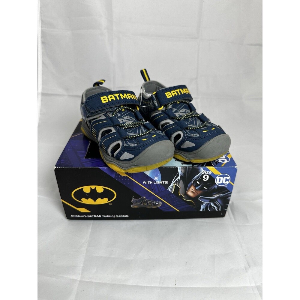 Batman Trekking Sandles! Batman Shoes For Toddler Boy Great Gift Size 9